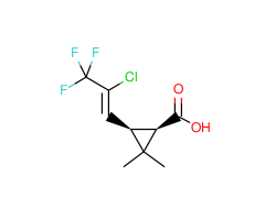 cis-3-(2-Chloro-3,3,3-trifluoroprop-1-en-1-yl)-2,2-dimethylcyclopropanecarboxylic acid