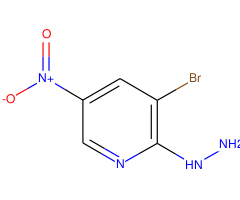 3-Bromo-2-hydrazinyl-5-nitropyridine