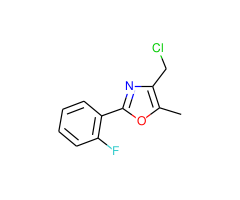 4-(chloromethyl)-2-(2-fluorophenyl)-5-methyl-1,3-oxazole