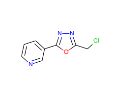 3-[5-(Chloromethyl)-1,3,4-oxadiazol-2-yl]pyridine