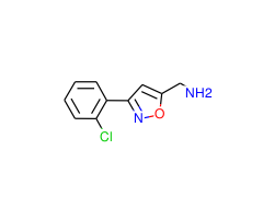 1-[3-(2-chlorophenyl)-5-isoxazolyl]methanamine