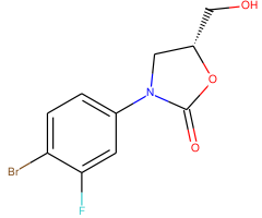 (R)-3-(4-Bromo-3-fluorophenyl)-5-(hydroxymethyl)oxazolidin-2-one