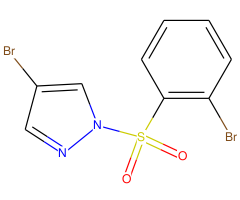 4-Bromo-1-((2-bromophenyl)sulfonyl)-1H-pyrazole