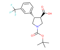 trans-1-(tert-Butoxycarbonyl)-4-(3-(trifluoromethyl)phenyl)pyrrolidine-3-carboxylic acid