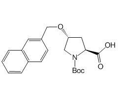 (2S,4R)-1-(tert-Butoxycarbonyl)-4-(naphthalen-2-ylmethoxy)pyrrolidine-2-carboxylic acid