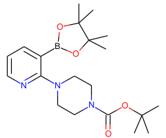 tert-Butyl 4-(3-(4,4,5,5-tetramethyl-1,3,2-dioxaborolan-2-yl)pyridin-2-yl)piperazine-1-carboxylate