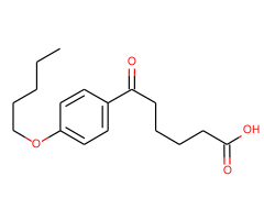 6-oxo-6-(4-pentyloxyphenyl)hexanoic acid