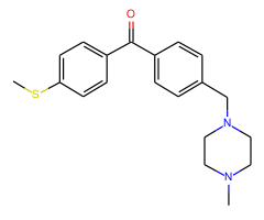 4-(4-methylpiperazinomethyl)-4'-thiomethylbenzophenone