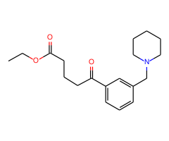 ethyl 5-oxo-5-[3-(piperidinomethyl)phenyl]valerate