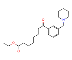 ethyl 8-oxo-8-[3-(piperidinomethyl)phenyl]octanoate