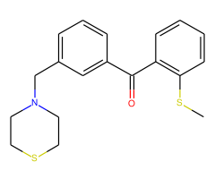 2-thiomethyl-3'-thiomorpholinomethyl benzophenone