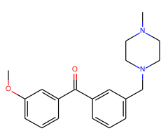 3-methoxy-3'-(4-methylpiperazinomethyl) benzophenone