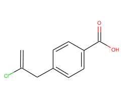 4-(2-chloro-2-propenyl)benzoic acid