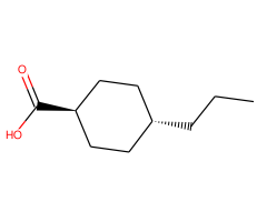 trans-4-n-Propylcyclohexanecarboxylic acid; >99%