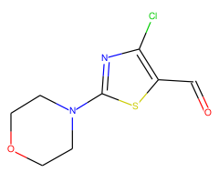 4-Chloro-2-(4-morpholino)-5-thiazolecarboxaldehyde