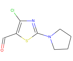 4-Chloro-2-(1-pyrrolidino)-5-thiazolecarboxaldehyde