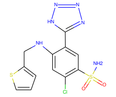 2-Chloro-5-(2H-tetrazol-5-yl)-4-((thiophen-2-ylmethyl)amino)benzenesulfonamide