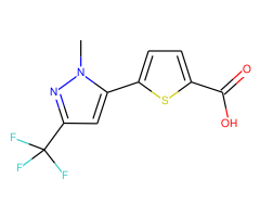 2-[1-Methyl-3-(trifluoromethyl)pyrazol-5-yl]-thiophene-5-carboxylic acid