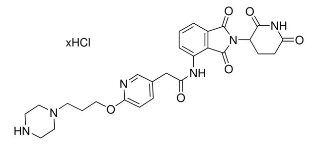 Pomalidomide-pyridine-PEG<sub>1</sub>-piperazine hydrochloride