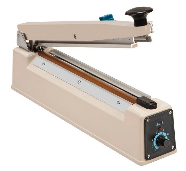 Bag heat sealer with cutter