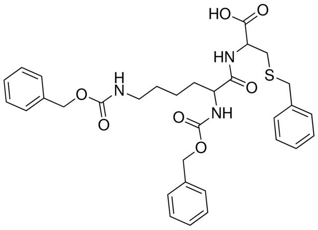 benzyl-N-(2,6-bis{[(benzyloxy)carbonyl]amino}hexanoyl)cysteine