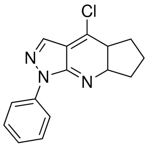 4-CHLORO-1-PHENYL-1,4A,5,6,7,7A-HEXAHYDROCYCLOPENTA[B]PYRAZOLO[4,3-E]PYRIDINE