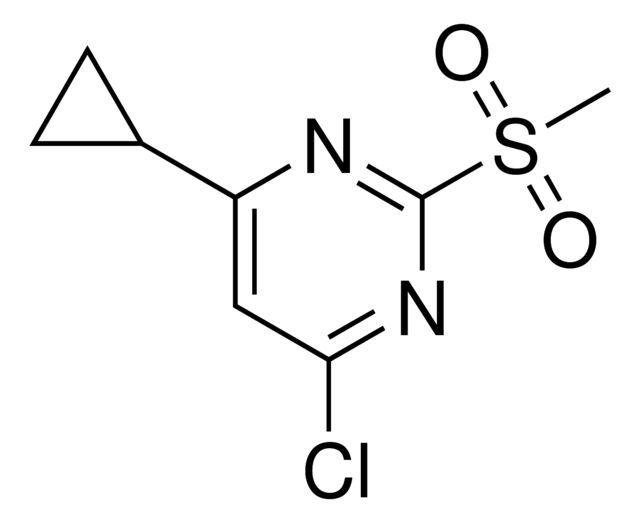 4-Chloro-6-cyclopropyl-2-(methylsulfonyl)pyrimidine