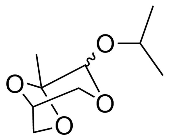 4-isopropoxy-5-methyl-3,6,8-trioxabicyclo[3.2.1]octane