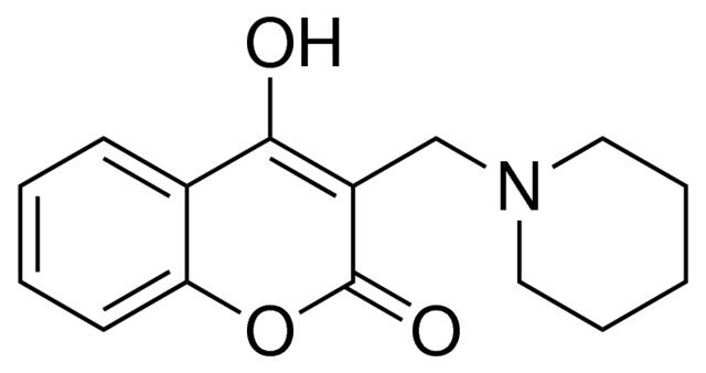 4-hydroxy-3-(1-piperidinylmethyl)-2H-chromen-2-one