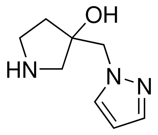 3-((1H-Pyrazol-1-yl)methyl)pyrrolidin-3-ol