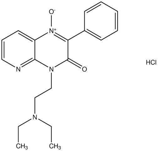 4-[2-(diethylamino)ethyl]-2-phenylpyrido[2,3-b]pyrazin-3(4H)-one 1-oxide hydrochloride