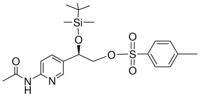 (2R)-2-[6-(ACETYLAMINO)-3-PYRIDINYL]-2-[[TERT-BUTYL(DIMETHYL)SILYL]OXY]ETHYL 4-METHYLBENZENESULFONATE