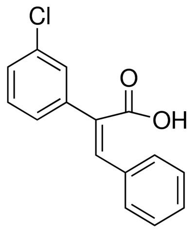 (2Z)-2-(3-chlorophenyl)-3-phenyl-2-propenoic acid