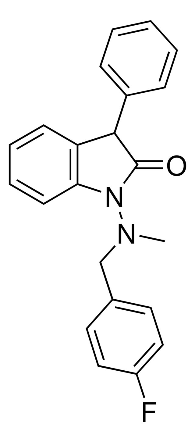 1-[(4-Fluorobenzyl)(methyl)amino]-3-phenyl-1,3-dihydro-2H-indol-2-one