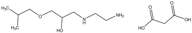 1-[(2-aminoethyl)amino]-3-isobutoxy-2-propanol, malonate salt