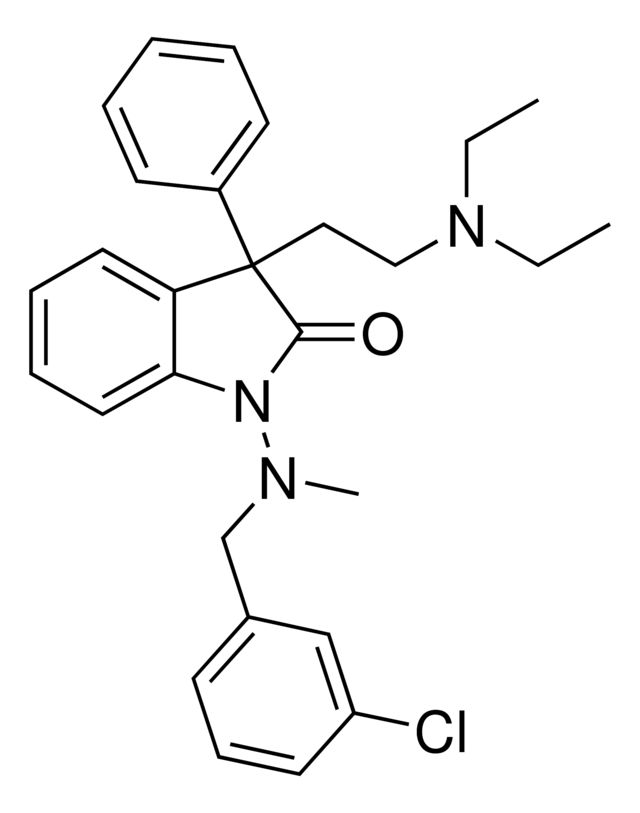 1-[(3-Chlorobenzyl)(methyl)amino]-3-[2-(diethylamino)ethyl]-3-phenyl-1,3-dihydro-2H-indol-2-one