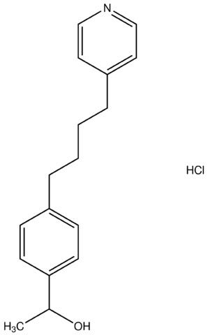 1-{4-[4-(4-pyridinyl)butyl]phenyl}ethanol hydrochloride