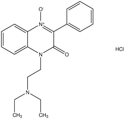 1-[2-(diethylamino)ethyl]-3-phenyl-2(1H)-quinoxalinone 4-oxide hydrochloride