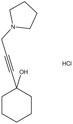 1-[3-(1-pyrrolidinyl)-1-propynyl]cyclohexanol hydrochloride