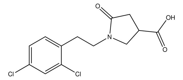 1-[2-(2,4-Dichlorophenyl)ethyl]-5-oxo-3-pyrrolidinecarboxylic acid