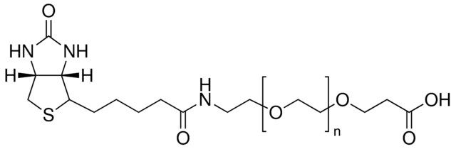 <i>O</i>-[2-(Biotinyl-amino)ethyl]-<i>O</i>-(2-carboxyethyl)polyethylene glycol