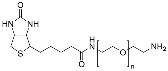 Poly(ethylene glycol) 2-aminoethyl ether biotin