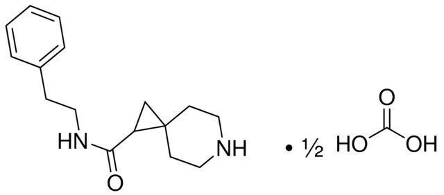 <i>N</i>-(2-Phenylethyl)-6-azaspiro[2.5]octane-1-carboxamide hemicarbonate