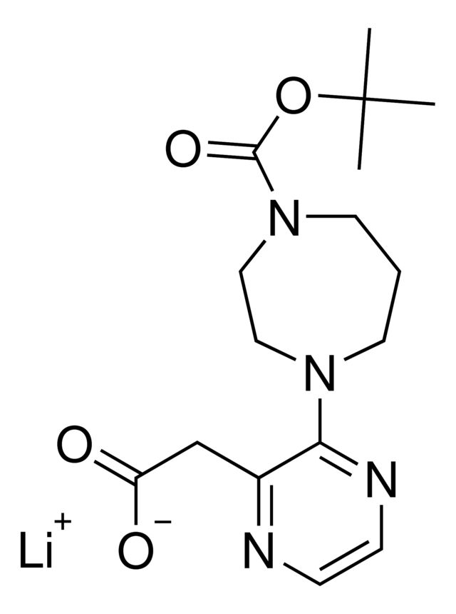 Lithium 2-(3-(4-(<i>tert</i>-butoxycarbonyl)-1,4-diazepan-1-yl)pyrazin-2-yl)acetate