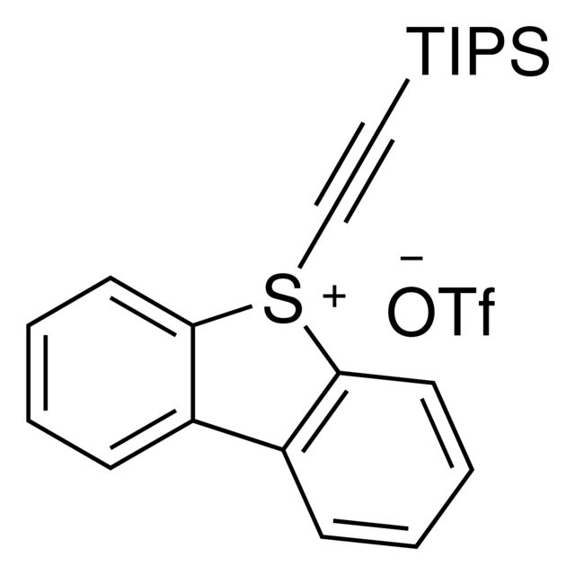 5-((Triisopropylsilyl)ethynyl)-dibenzo[<i>b</i>,<i>d</i>]thiophenium triflate