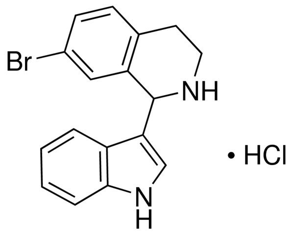 7-Bromo-1-(1<i>H</i>-indol-3-yl)-1,2,3,4-tetrahydroisoquinoline hydrochloride