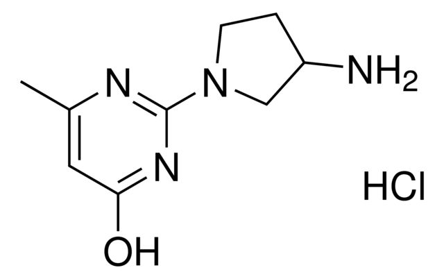 2-(3-Aminopyrrolidin-1-yl)-6-methylpyrimidin-4-ol hydrochloride