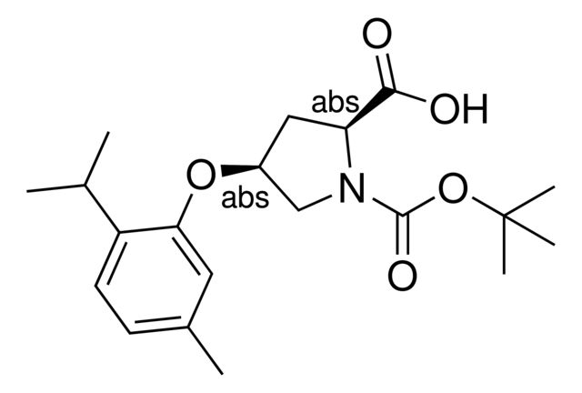 (2S,4S)-1-(tert-Butoxycarbonyl)-4-(2-isopropyl-5-methylphenoxy)-2-pyrrolidinecarboxylic acid