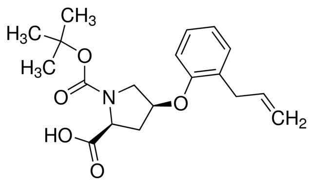 (2<i>S</i>,4<i>S</i>)-4-(2-Allylphenoxy)-1-(<i>tert</i>-butoxycarbonyl)-2-pyrrolidinecarboxylic acid