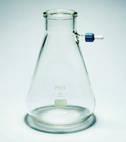 Pyrex<sup>?</sup> Bchner filter with side arm and screwthread connector